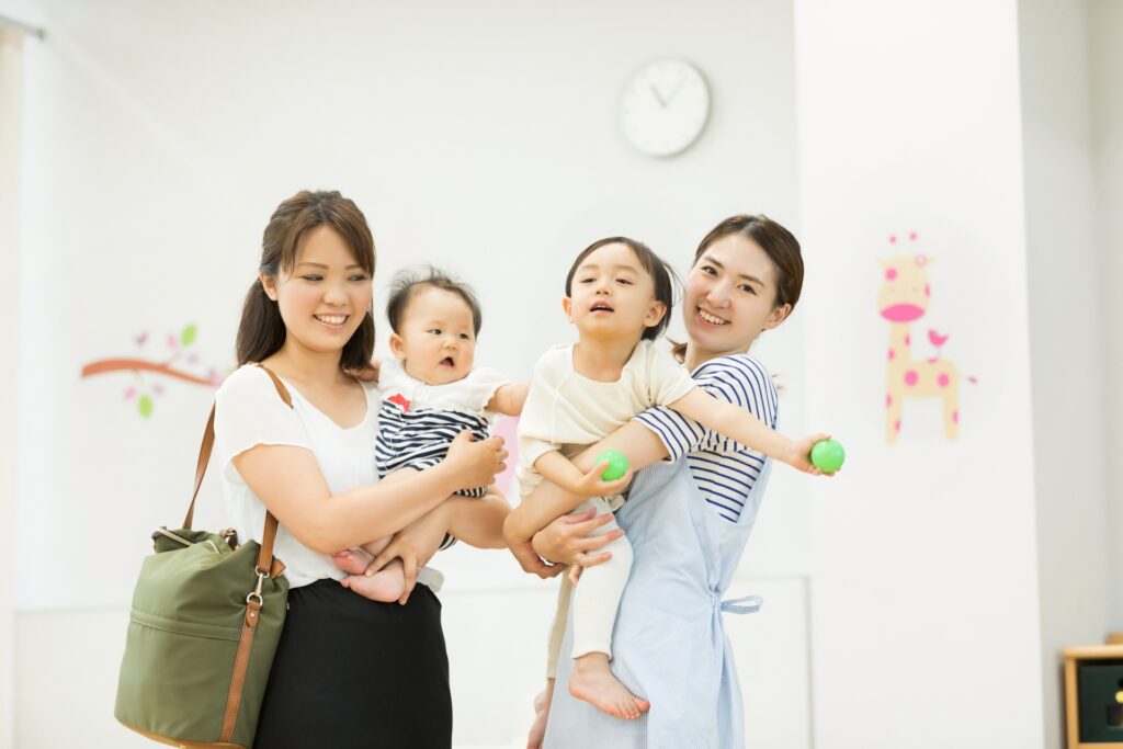 保育園のお迎え